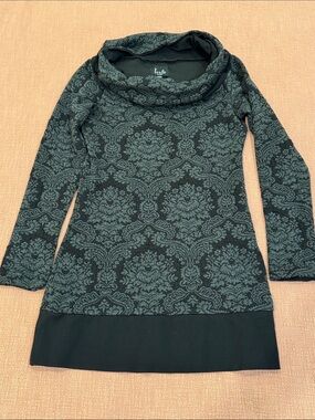 Ruelle wm’s tunic sweater cowl Neck Long-Sleeve dress
